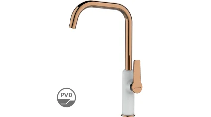 160cm　ノビレー　SBX Viti - zlewozmywak 1-komorowy z półociekaczem - Beż- Kuchinox