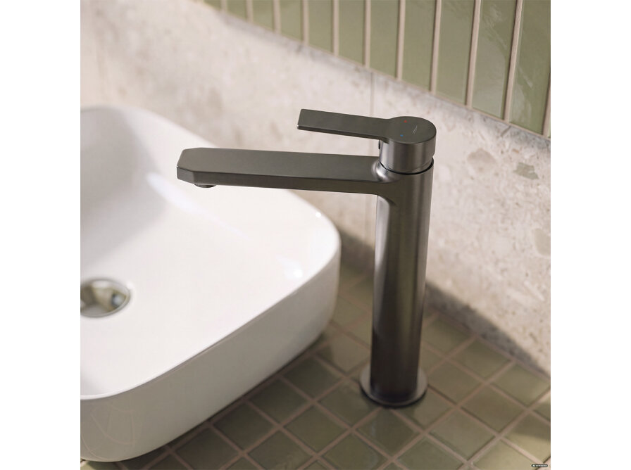 COLMENA upright countertop washbasin mixer, graphite, Graphite - photo 6