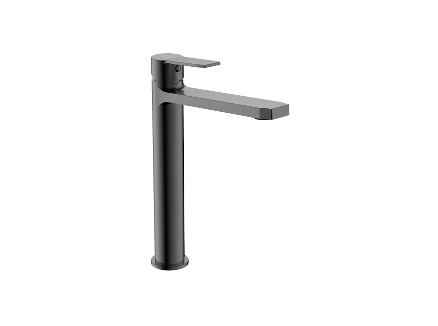 COLMENA upright countertop washbasin mixer, graphite, Graphite - photo 1