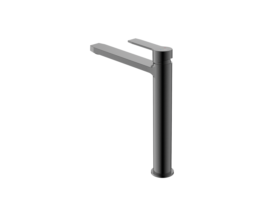 COLMENA upright countertop washbasin mixer, graphite, Graphite - photo 4