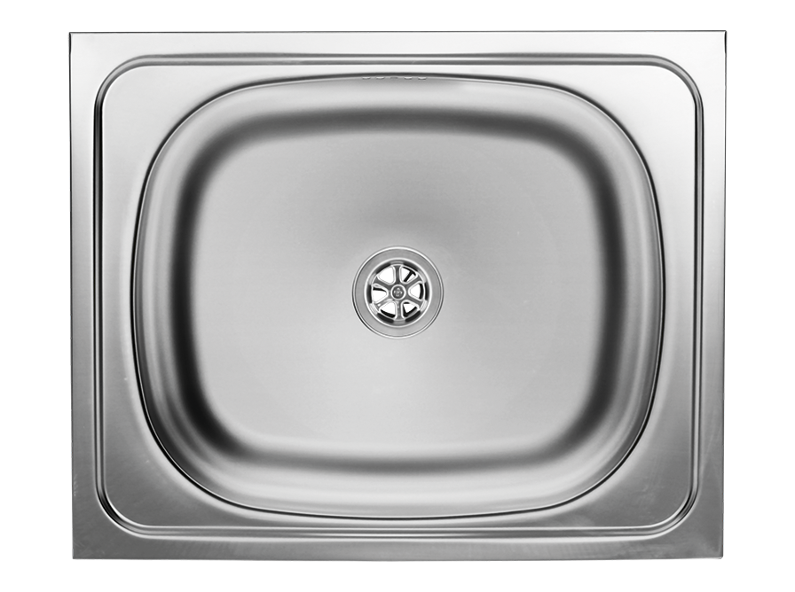 DELO 1-bowl steel lay on sink, Inox - photo 1