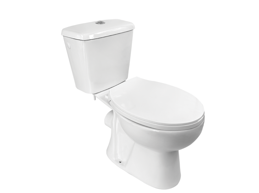 LARIO kompakt WC z deską wolnoopadającą, Białe - zdjęcie 1