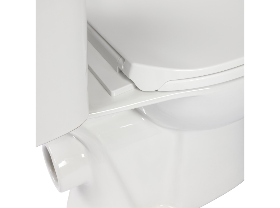LARIO WC compact with soft-close seat, White - photo 7