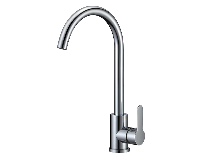 MONO bateria zlewozmywakowa stojąca z wylewką U, chrom, Chrom - zdjęcie 1