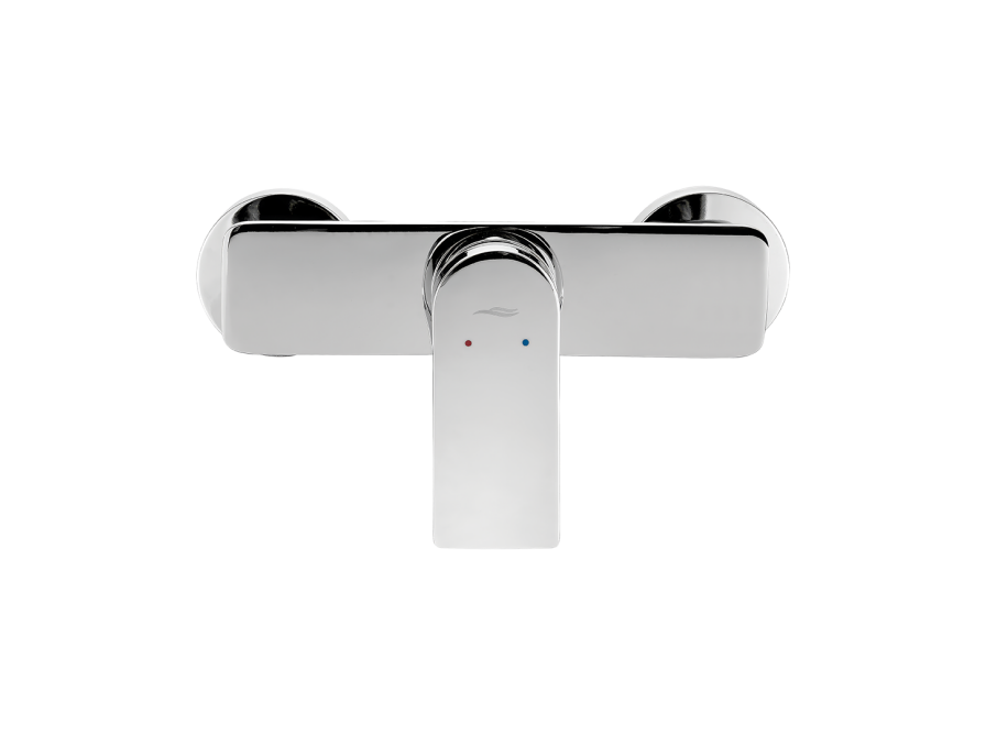 SERTA bateria natryskowa ścienna chromowana bez zestawu natryskowego, Chrom - zdjęcie 2