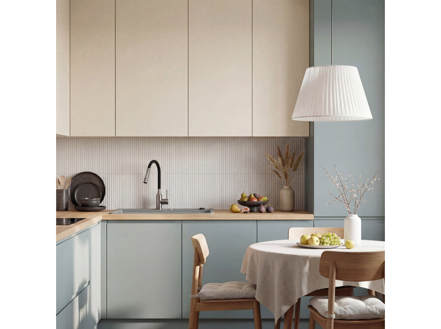 VELIA bateria zlewozmywakowa stojąca z elastyczną 2 - funkcyjną wylewką, stal szczotkowana/czarne, Stal szczotkowana/czarne - zdjęcie 6