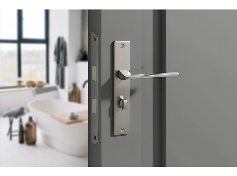 ZAMBIA handle with long toilet plate, Satin matt - photo 2