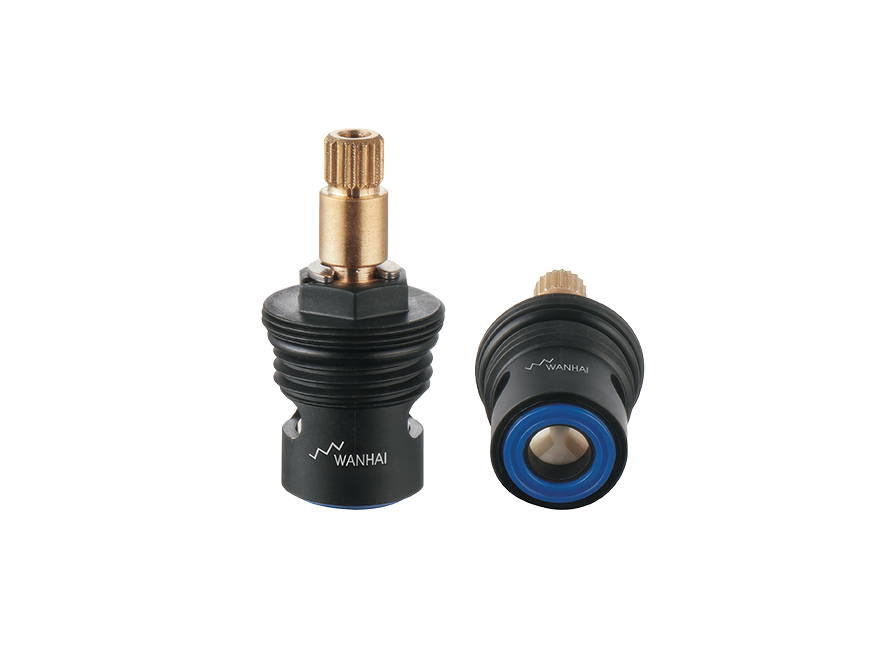 Ceramic cartridge for 2-knob mixers, Brass - photo 1