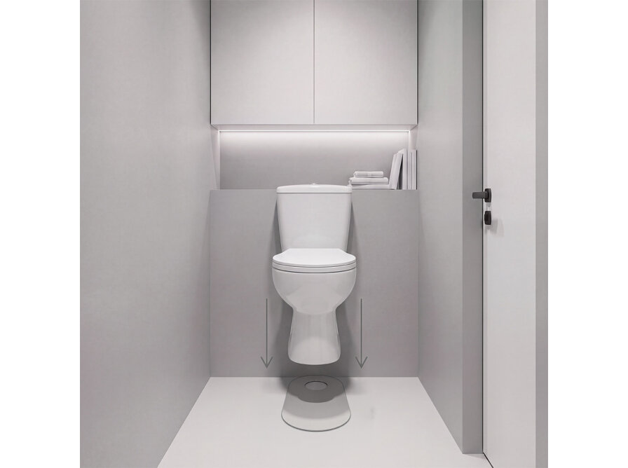 Insulating Mat for Two-Piece Toilet, White - photo 2