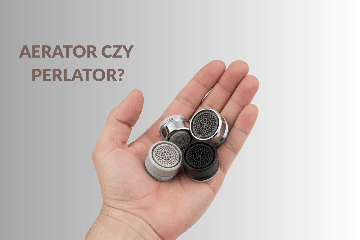 na dłoni leżą cztery aeratory